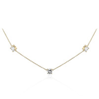 White Topaz Silver Necklace