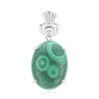 Malachite Silver Pendant