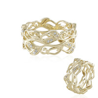 9K I2 (I) Diamond Gold Ring (de Melo)