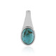 Kingman Blue Mojave Turquoise Silver Pendant