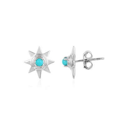 Turquoise Silver Earrings