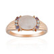 Rainbow Moonstone Silver Ring