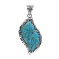 Kingman Blue Mojave Turquoise Silver Pendant (Art of Nature)