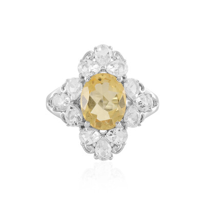 Citrine Silver Ring