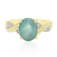 9K Grandidierite Gold Ring