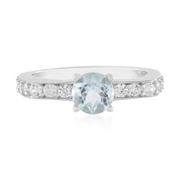 Brazilian Aquamarine Silver Ring