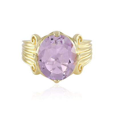 Rose de France Amethyst Silver Ring