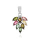 Fancy Tourmaline Silver Pendant