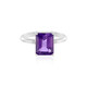 Amethyst Silver Ring