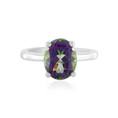 Mystic Topaz Silver Ring