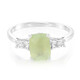 Prehnite Silver Ring