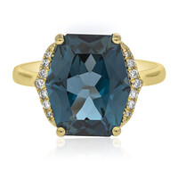 14K London Blue Topaz Gold Ring