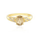 Canary Zircon Silver Ring