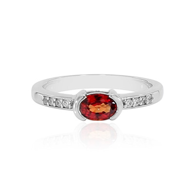 Tanzanian Ruby Silver Ring