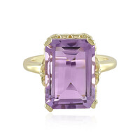 Rose de France Amethyst Silver Ring