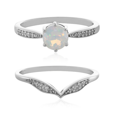 Welo Opal Silver Ring