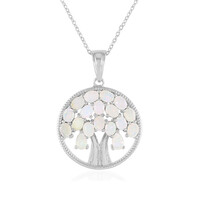 Welo Opal Silver Necklace