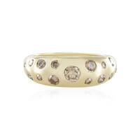 9K I2 Champagne Diamond Gold Ring (de Melo)