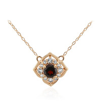 Garnet Silver Necklace