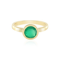 Green Onyx Silver Ring