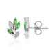 Tanzanian Tsavorite Silver Earrings