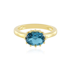 London Blue Topaz Silver Ring