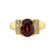 Brown Zircon Silver Ring