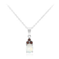 Welo Opal Silver Necklace