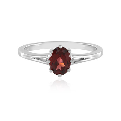 Mozambique Garnet Silver Ring