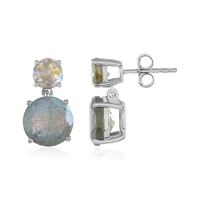 Labradorite Silver Earrings