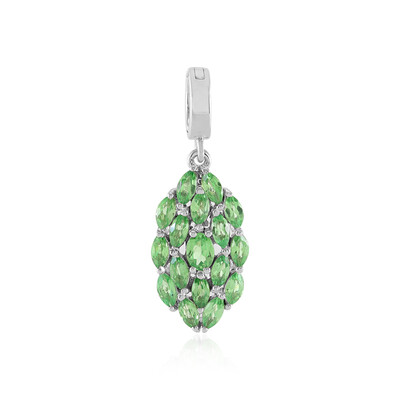 Tsavorite Silver Pendant