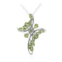 Burmese Peridot Silver Necklace