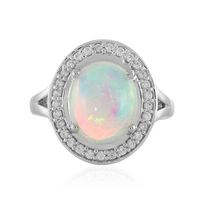 Welo Opal Silver Ring