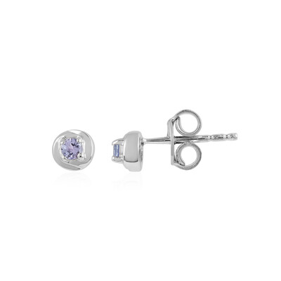 Tanzanite Silver Earrings