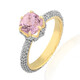 9K AAA Kunzite Gold Ring (de Melo)