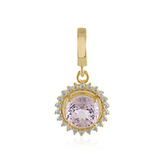 Kunzite Silver Pendant