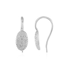 Zircon Silver Earrings