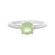 Prehnite Silver Ring