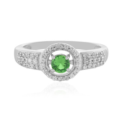 Tsavorite Silver Ring