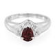 Lindi Garnet Silver Ring