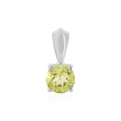 Ouro Verde Quartz Silver Pendant