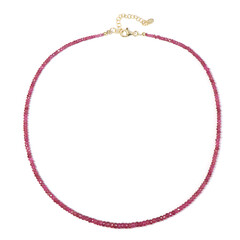 Madagascar Ruby Silver Necklace