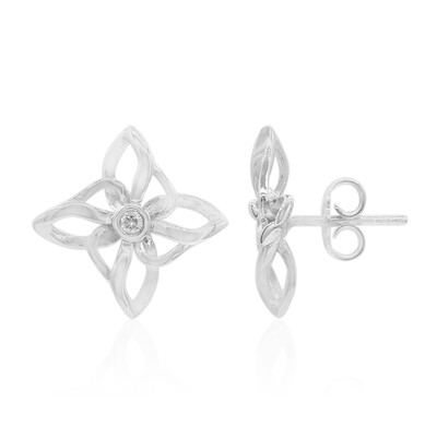 I1 (G) Diamond Silver Earrings (Annette)