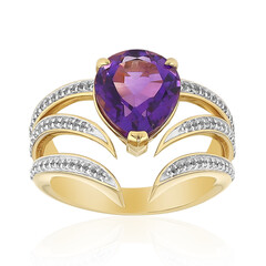 9K Siberian Amethyst Gold Ring (Adela Gold)