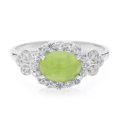 Imperial Chrysoprase Silver Ring