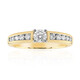 14K IF (D) Diamond Gold Ring (Annette)