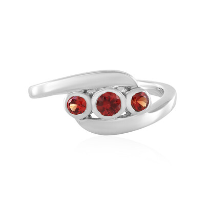 Tanzanian Ruby Silver Ring