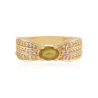 Madagascar Yellow Sapphire Silver Ring