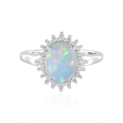 Welo Opal Silver Ring