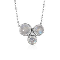 Blue Moonstone Silver Necklace (KM by Juwelo)